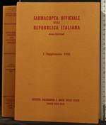 Farmacopea Ufficiale Della Repubblica Italiana.1 Supplemento 1988