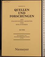 Quellen und forschungen. italienischen archiven bibliotheken