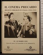 Il cinema precario. Registi emigrati in Italia 1933-1945