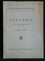Annuario per L'Anno Accademico 1933-34 R. Istituto Superiore