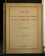 Atti Del Iii° Congresso Della Società Italiana Della