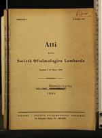 Atti Della Società Oftalmologica Lombarda Vol 15 Fasc 1 13