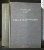 Tables Scientifiques