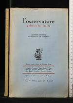 L' Osservatore Politico Letterario Lettere Inedite di Federico De