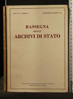 Rassegna Degli Archivi di Stato N3 Settembre/Dicembre 1963