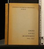 Ordo Anni Academici 1964-1965