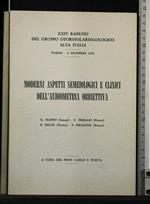 Moderni Aspetti Semeiologici e Clinici Dell'Audiometria