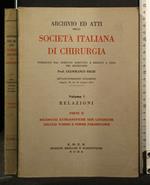 Archivio Ed Atti Della Società Italiana di Chirurgia 73°