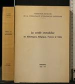 Le Credit Immobilier En Allemagne, Belgique, France Et Italie