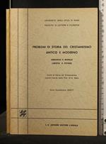 Problemi di Storia Del Cristianesimo Antico e Moderno Annuncio E