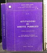 Istituzioni di Diritto Pubblico Aggiornato Al 1978