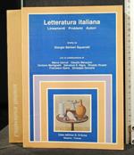 Letteratura Italiana Lineamenti Problemi Autori