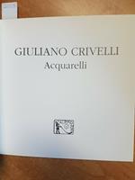 Giuliano Crivelli - Acquarelli - Catalogo A Colori 1991 Litoprint Verbano