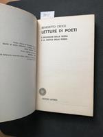Benedetto Croce - Letture Di Poeti - 1966 - Laterza - Poetica Linguistica