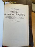 Albert Einstein - Relatività: Esposizione Divulgativa 1987 Cde