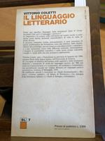 Vittorio Coletti - Il Linguaggio Letterario - 1978 - Zanichelli -