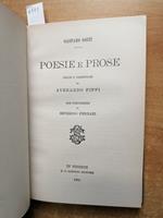 Gasparo Gozzi - Poesie E Prose - 1967 - Carducciana - Sansoni -