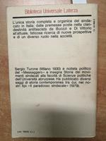 Sergio Turone - Storia Del Sindacato In Italia 1943/1980 - Laterza 1981