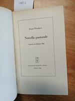 Ernst Wiechert - Novella Pastorale - Frassinelli - 1944 -