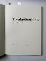 Theodore Strawinsky - Maurice Zermatten 1984 Editions Galerie Suisse Paris(