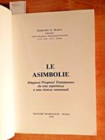 Edmondo G. Raspa - Le Asimbolie - Marrapese - 1992 - Neuropsicologia -