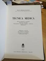 Hans Thomas Hansen - Tecnica Medica - 1967 - Casa Editrice Ambrosiana