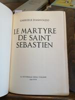 Gabriele D'Annunzio - Le Martyre De Saint Sebastien 1939 Il Vittoriale