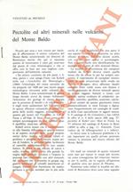 Pectolite ed altri minerali nelle vulcaniti del Monte Baldo