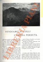 Rendiamo ai colli l'ombra perduta