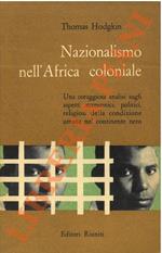 Nazionalismo nell’Africa coloniale