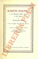 Scritti politici e di filosofia della storia e del diritto