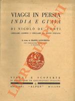 Viaggi in Persia India e Giava di Nicolò dé Conti, Girolamo Adorno e Girolamo da Santo Stefano.