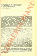 L' influsso di istanze sessuali sul sorgere del linguaggio e sul suo sviluppo