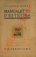 Manualetto d'estetica.