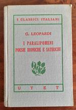 I Paralipomeni Poesie ironiche e satiriche