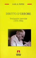 Diritto d'errore: ventiquattro interviste, 1970-1994