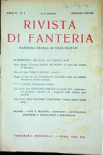 Rivista di fanteria: rassegna mensile di studi militari: Anno II - N. 1 - Gennaio 1935-XIII