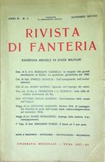 Rivista di fanteria: rassegna mensile di studi militari: Anno IV - N. 11 - Novembre 1937-XV