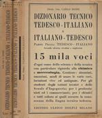Dizionario Tecnico Tedesco-Italiano e Italiano-Tedesco (2 Voll.)