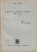 Il ritorno al potere di Giolitti nel 1920