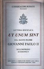Lettera enciclica UT UNUM SINT del Santo Padre Giovanni Paolo II