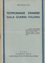 Testimonianze straniere sulla guerra italiana