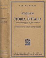 Sommario della storia d'italia