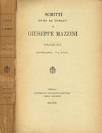 Scritti editi e inediti di Giuseppe Mazzini. Epistolario vol.LVIII