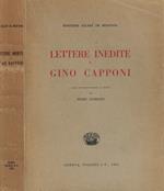 Lettere inedite a Gino Capponi