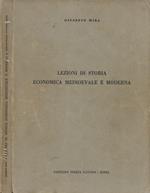 Lezioni di storia economica medioevale e moderna