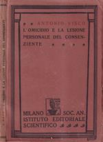 L' omicidio e la lesione personale del consenziente