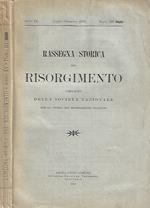 Rassegna Storica del Risorgimento, anno IX, luglio - settembre 1922, fasc. III. Doppio