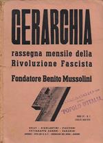 Gerarchia. Rassegna mensile della Rivoluzione Fascista. N. 7 - Luglio 1935