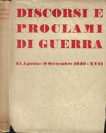 Discorsi e proclami di guerra